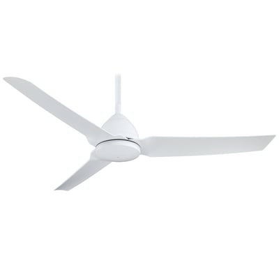 Java Indoor/Outdoor Ceiling Fan Brushed Nickel Wet OPEN BOX