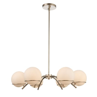 Everett Chandelier Polished Nickel OPEN BOX