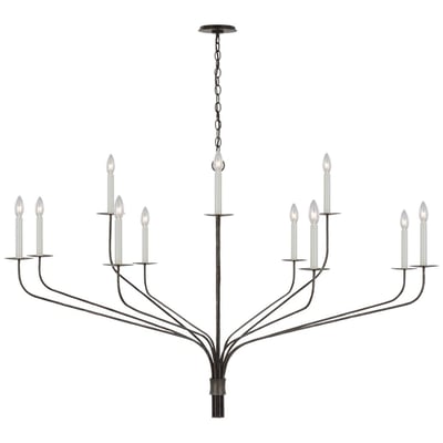 Belfair Grande Two-Tier Chandelier Iron OPEN BOX