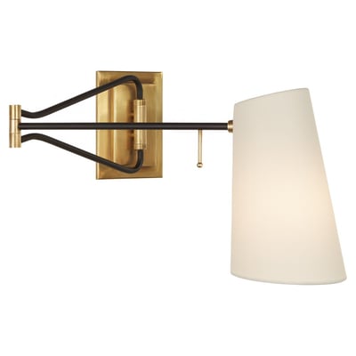 Keil Swing Arm Wall Light Antique Brass OPEN BOX