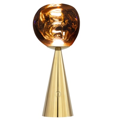 トムディクソンのMELT TABLE COPPER Melt Table Light in Polished Copper Polycarbonate | Tom Dixon