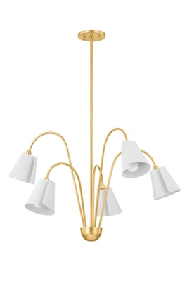 Mitzi Lila Five Light Chandelier - Thumbnail 3