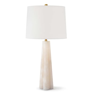 Regina Andrew Quatrefoil Alabaster Table Lamp | Lightopia