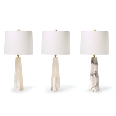 Regina Andrew Quatrefoil Alabaster Table Lamp | Lightopia
