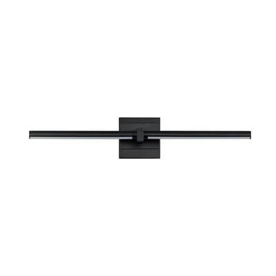 ET2 Dorian Wall Sconce in Black finish, featuring a sleek, modern design with an Aluminum frame and a minimalist aesthetic.