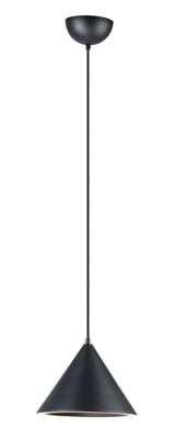 ET2 Abyss Mini Pendant in Black Aluminum, stylish modern lighting for contemporary interiors.