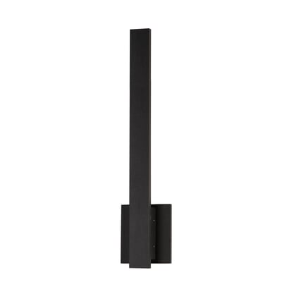 ET2 Alumilux Line 120V Outdoor Wall Sconce in Black, made of durable aluminum for stylish outdoor lighting.
