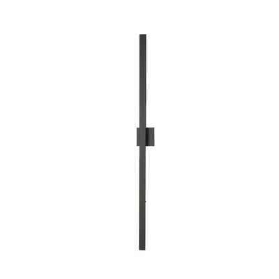 ET2 Alumilux Line Linear 120V Outdoor Wall Sconce in Black, made of durable Aluminium for stylish outdoor lighting.