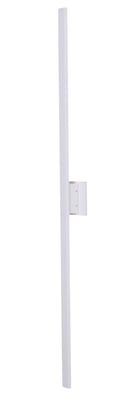 ET2 Alumilux Line Linear 120V Outdoor Wall Sconce in White, made of durable aluminum for stylish outdoor lighting.