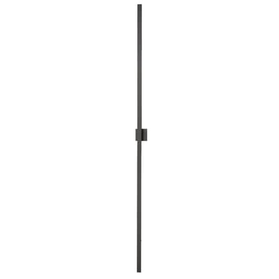 ET2 Alumilux Line Linear 120V Outdoor Wall Sconce in Black, made of durable aluminum for stylish outdoor lighting.