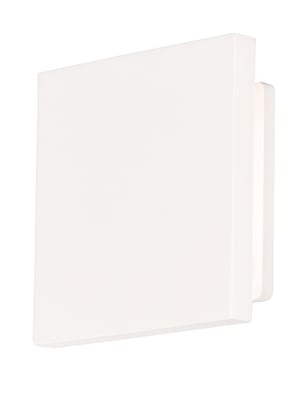 ET2 Alumilux Tau 120V Outdoor Wall Sconce in White Aluminum, perfect for enhancing outdoor spaces with modern elegance.