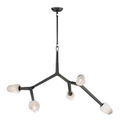 ET2 Blossom Multi-Light Pendant in Black Steel, showcasing elegant design and modern lighting for stylish interiors.