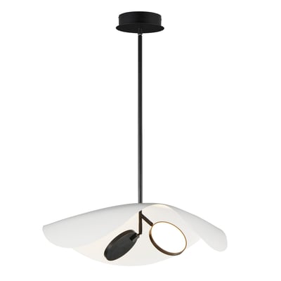 ET2 Carmen Pendant Light in Black Aluminum, modern design perfect for stylish home decor and lighting solutions.