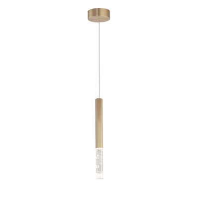 ET2 Diaphane Pendant in Gold finish with an Aluminium structure, featuring a sleek, modern design and soft, ambient lighting.