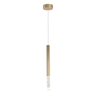 ET2 Diaphane Pendant light fixture in gold finish, featuring a sleek, modern design with an aluminum structure, suspended elegantly from the ceiling.