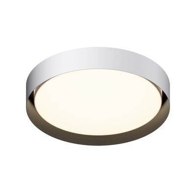 ET2 Echo Ceiling Light in Aluminum, featuring a sleek design with a White and Black finish, perfect for modern interiors and ambient lighting.