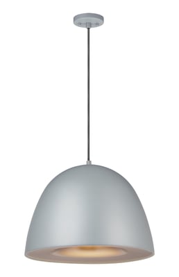 ET2 Fungo Pendant in Dark Grey with Coffee finish, made of Steel, hanging elegantly in a modern interior setting.