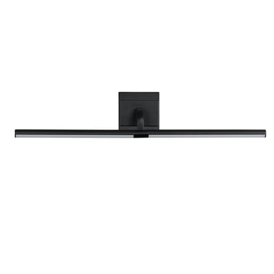 ET2 Mona Picture Light in Black finish, showcasing a sleek, modern design with an adjustable arm, perfect for illuminating artwork or photos.