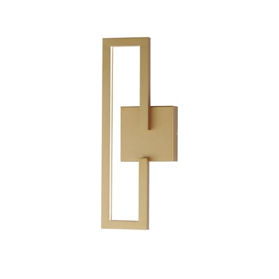 ET2 Penrose 18" Wall Sconce in Gold finish, featuring a sleek, modern design with an Aluminum frame and a soft, ambient glow.