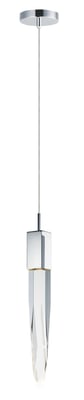 ET2 Quartz Mini Pendant in Polished Chrome finish, featuring a sleek Steel design with a modern, minimalist aesthetic.