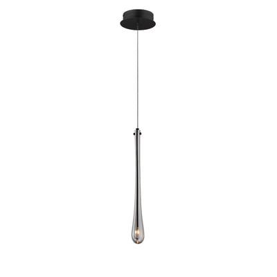 ET2 Stillo Pendant Light in Black finish, featuring a sleek, modern design with a steel frame and minimalist aesthetic, perfect for contemporary spaces.