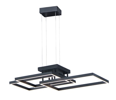 ET2 Traverse Pendant, featuring a sleek Black finish and crafted from Aluminum, showcasing its modern and elegant design.