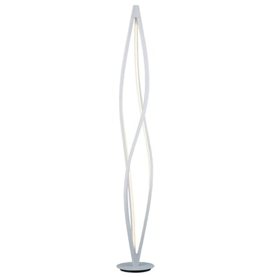 ET2 Cyclone LED Floor Lamp with a sleek, modern design featuring a spiral frame and energy-efficient LED lighting, perfect for contemporary interiors.