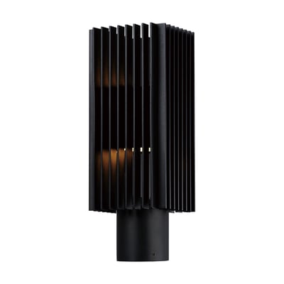 ET2 Rampart LED Outdoor Post Mount with a sleek, modern design, featuring a durable finish and energy-efficient LED lighting for enhanced outdoor ambiance.