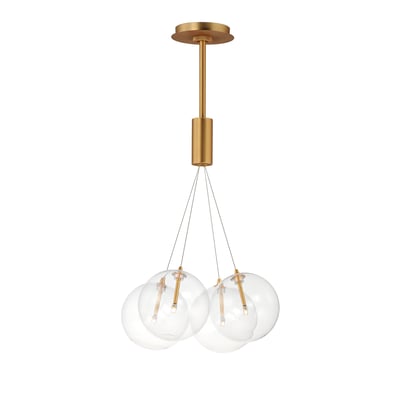 ET2 Burst Multi-Light Pendant in Gold, featuring Steel and Glass materials for a modern lighting solution.