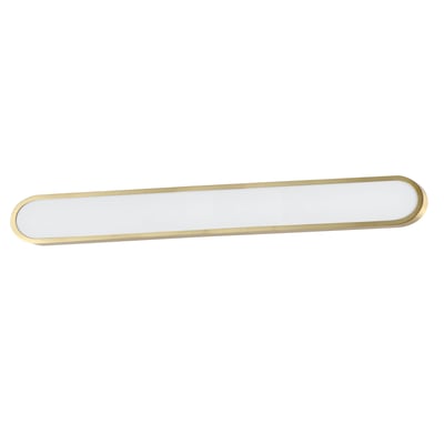 ET2 Latitude Bathroom Wall Sconce in Gold finish, featuring a sleek Aluminum design with a modern aesthetic, perfect for contemporary bathroom decor.