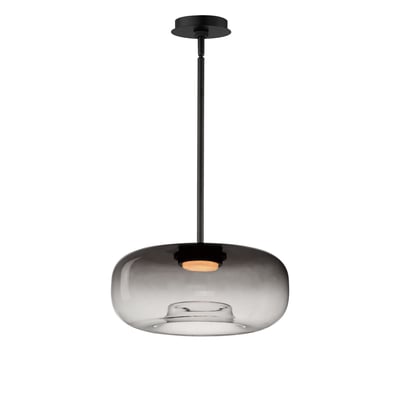 ET2 Bombona Pendant in Black Steel, modern lighting fixture perfect for stylish home decor.