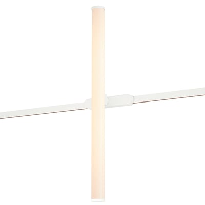 ET2 Continuum Track Light Tube in White Aluminum, perfect for modern lighting solutions and stylish home decor.