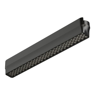 ET2 Continuum Track Light Anti Glare in Black Aluminum, perfect for modern lighting solutions and stylish home decor.