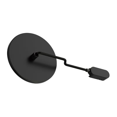 ET2 Continuum Track Plug and Cover Plate in Black, made of durable PC material for versatile lighting solutions.