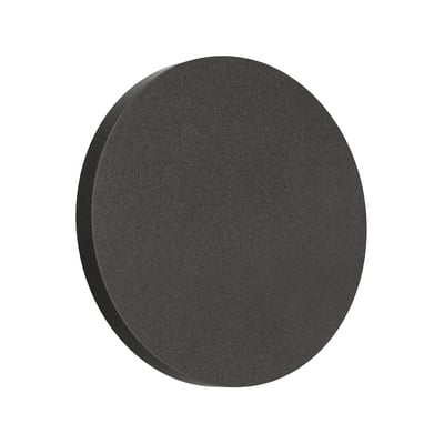 ET2 Alumilux Dish Outdoor Wall Sconce in Black Aluminum, perfect for enhancing outdoor lighting and decor.