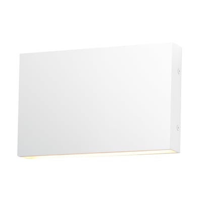 ET2 Brik Wall Sconce in White Aluminum, modern lighting fixture perfect for stylish home decor.