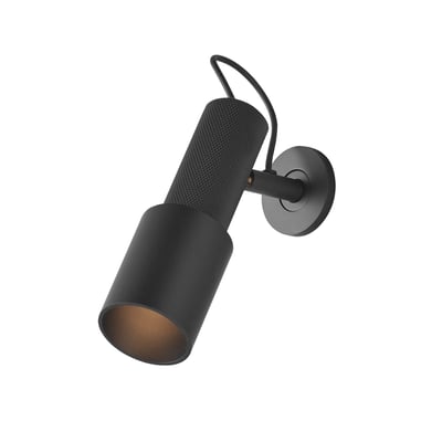 ET2 Handler Wall Sconce in Gunmetal finish, featuring a sleek Aluminium frame with a PMMA diffuser, mounted on a modern interior wall.