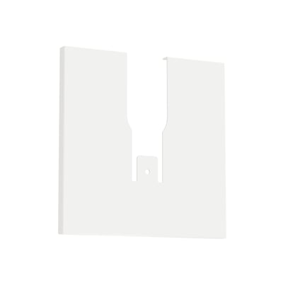 ET2 Continuum Track Cover Plate ETMSC03 in White finish, crafted from durable material for a sleek, modern look.