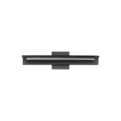 ET2 Bookkeeper Picture Light in Black, featuring a sleek design with stainless steel and aluminum materials for elegant display.