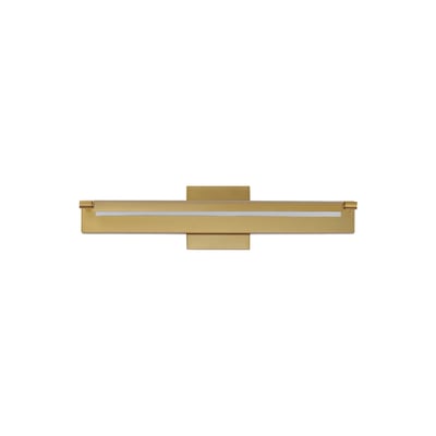 ET2 Bookkeeper Picture Light in Natural Aged Brass, featuring durable Stainless Steel and Aluminum materials.