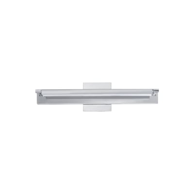 ET2 Bookkeeper Picture Light in Polished Chrome, featuring a sleek design with stainless steel and aluminum materials.