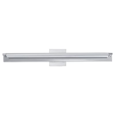 ET2 Bookkeeper Picture Light in Polished Chrome, featuring a sleek design of stainless steel and aluminum for elegant decor.