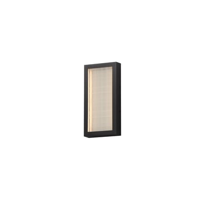 ET2 Highlander Outdoor Wall/Ceiling Light in black finish, featuring an aluminum and glass design suitable for exterior lighting.