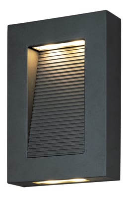 Maxim Lighting Avenue Outdoor Wall Light in Architectural Bronze, durable aluminum design for stylish outdoor illumination.
