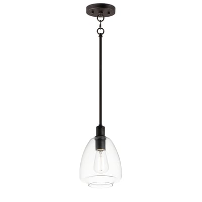 Maxim Lighting Babylon Pendant in Black Steel, modern design for stylish home illumination.