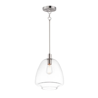 Maxim Lighting Babylon Pendant in Satin Nickel, featuring a modern design with durable steel construction.