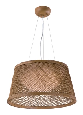 Maxim Lighting Bahama Pendant in Natural finish with Hemp and Acrylic materials, perfect for coastal-inspired decor.