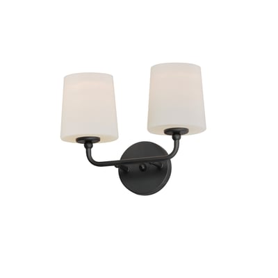 Maxim Lighting Bristol Wall Sconce in Black, featuring durable steel and glass for elegant lighting in any space.