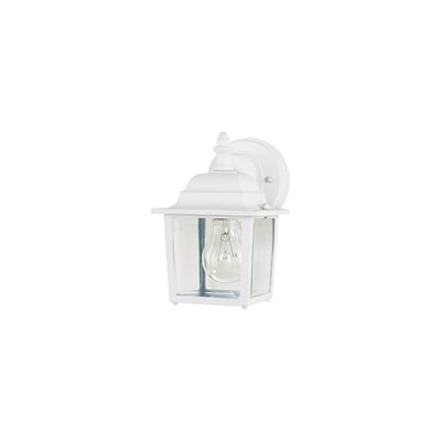Maxim Lighting Builder Cast Outdoor Square Wall Light in White Aluminum, perfect for enhancing outdoor spaces with style.