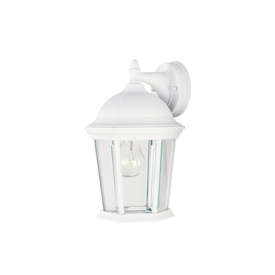 Maxim Lighting Builder Cast Outdoor Wall Sconce in White Aluminum, perfect for enhancing outdoor spaces with modern elegance.
